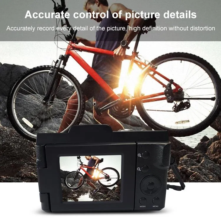 0.3MP HD Flip-Screen Selfie Camera with DV Function
