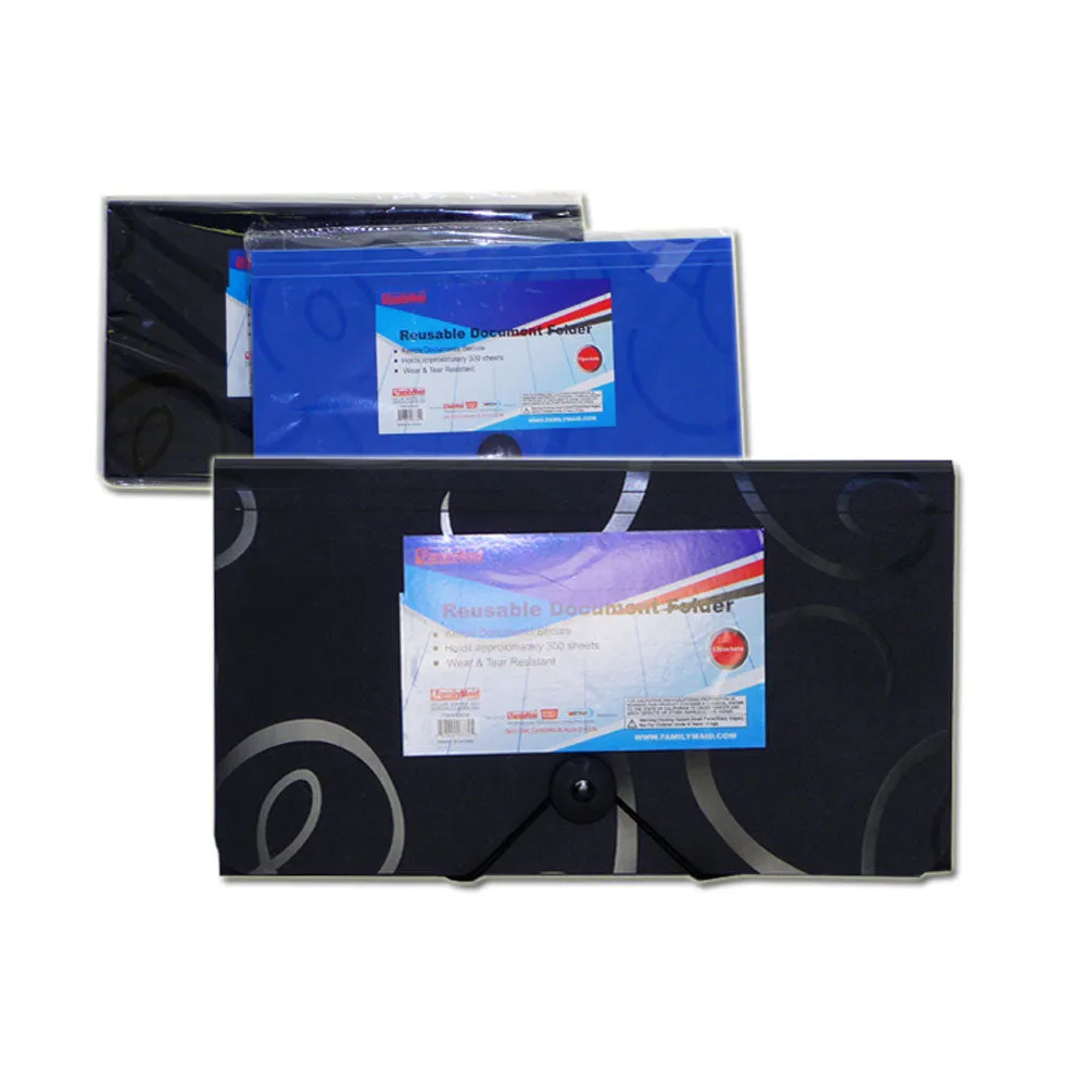 13 Pocket Coupon Organizer Holder Binder Expanding File Wallet Organizer Carrier