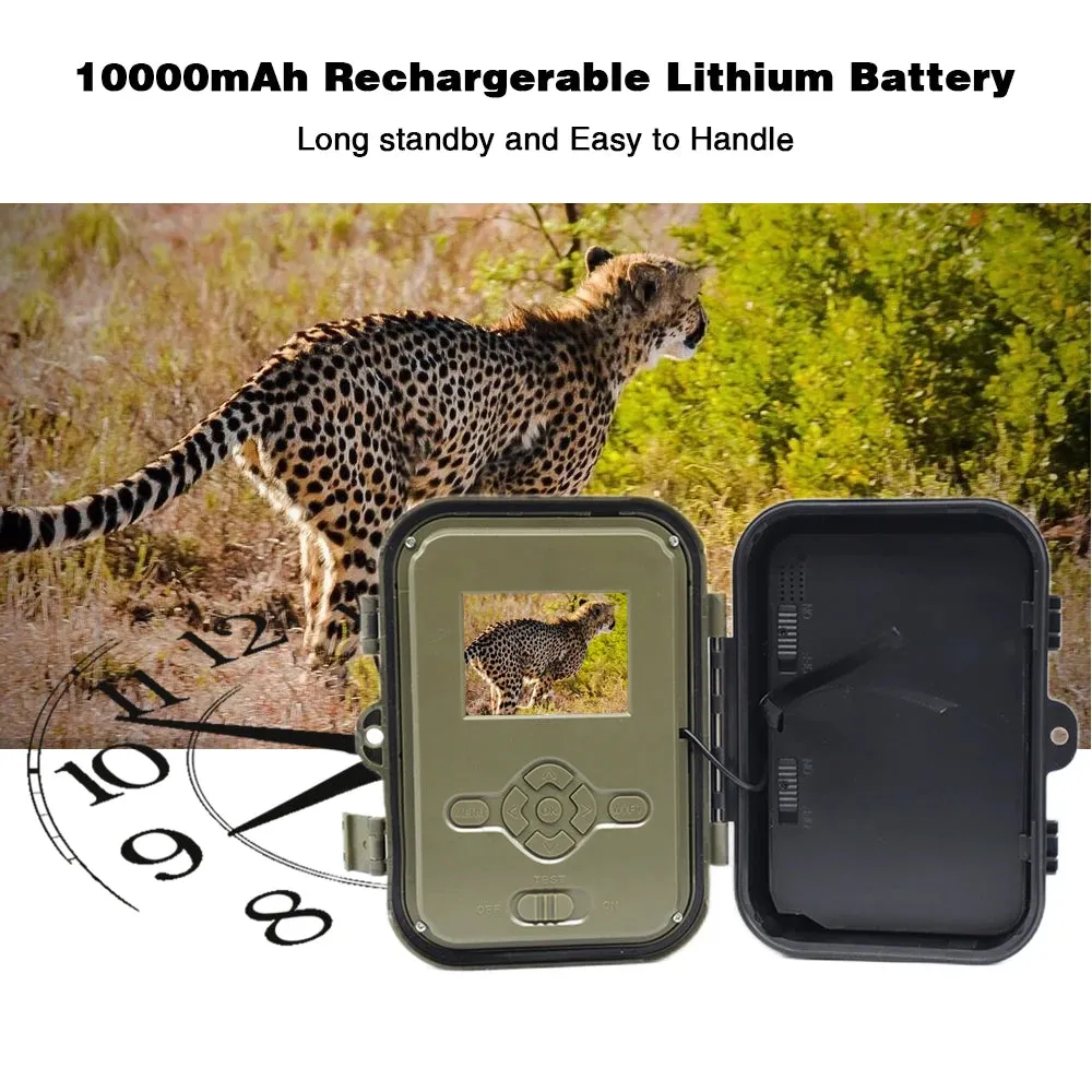 4K  30MP Live Stream WiFi Trail Camera  APP Bluetooth Hunting Cameras With 10000mAh Li-Battery Night Vision WiFi940PROLI