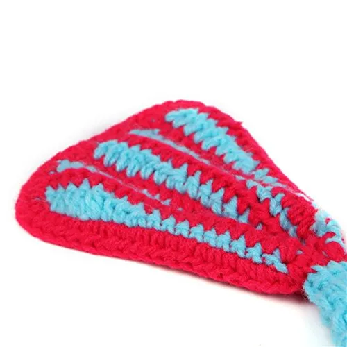 Babymoon Mermaid Newborn Photography Crochet Outfit Costume - Blue