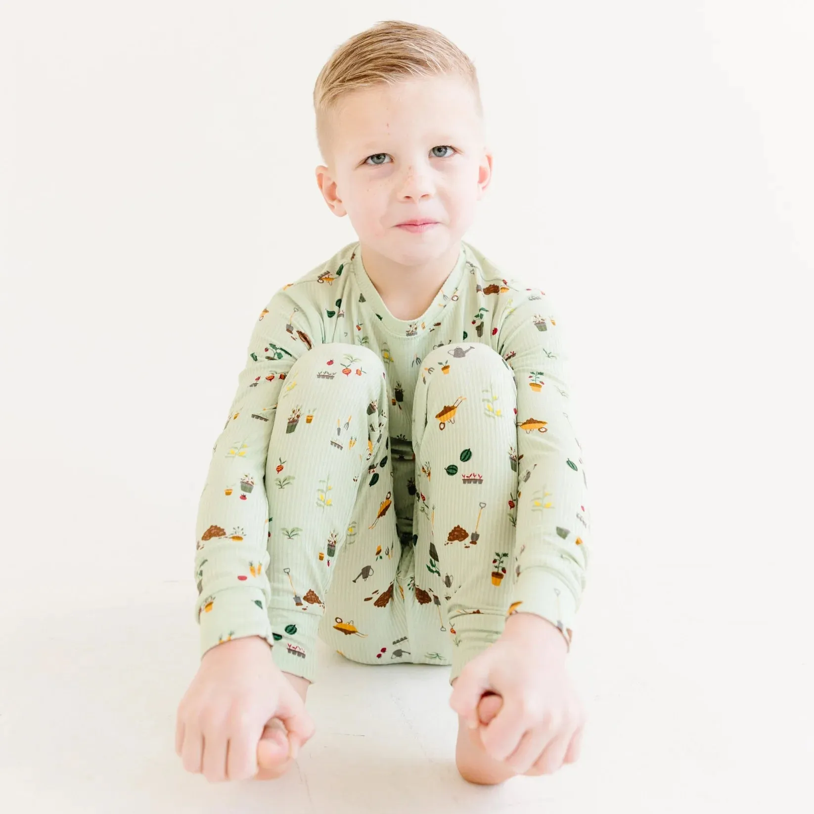 Backyard Garden Ribbed Two-Piece Set