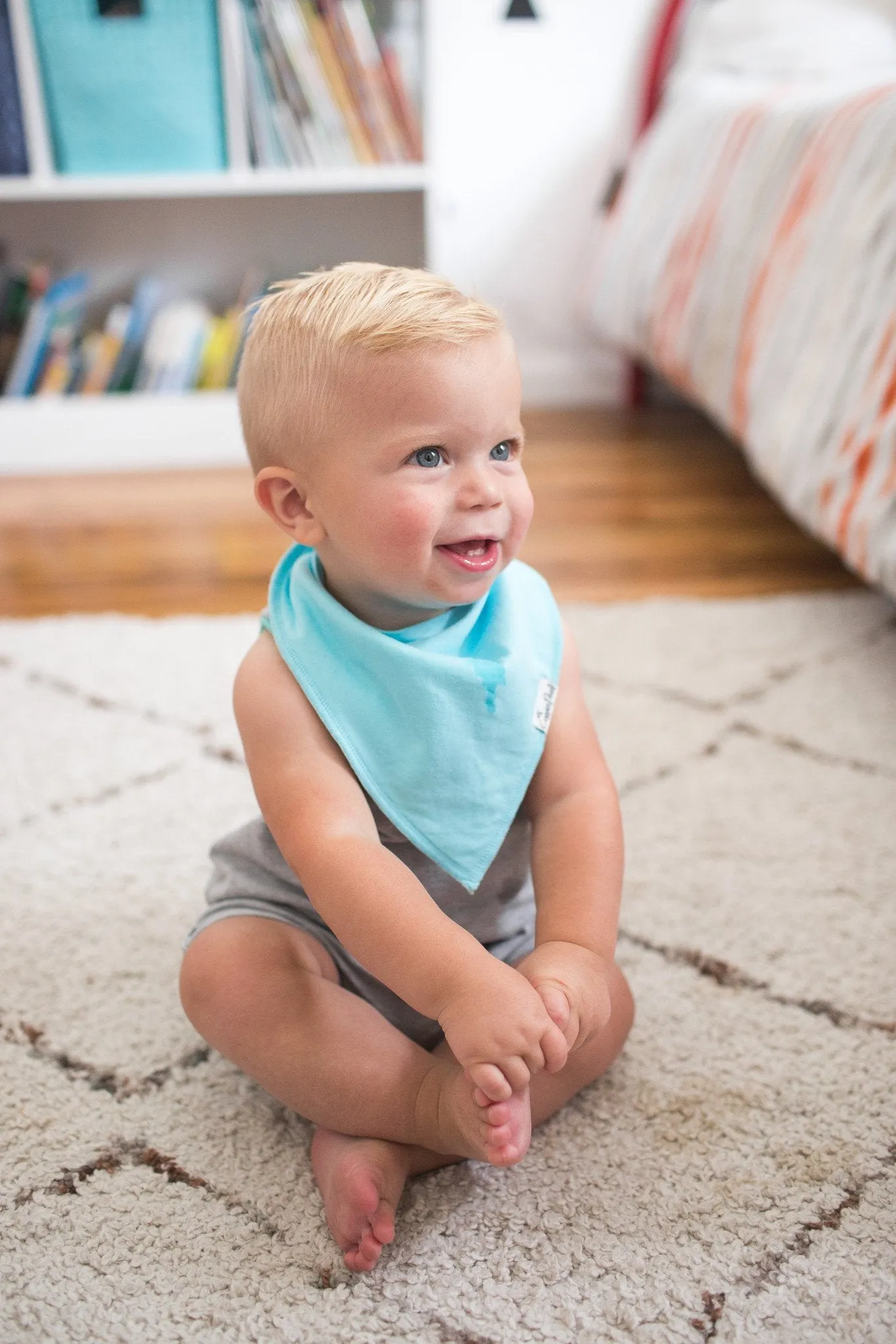 Copper Pearl Baby Bandana Bibs | Oxford