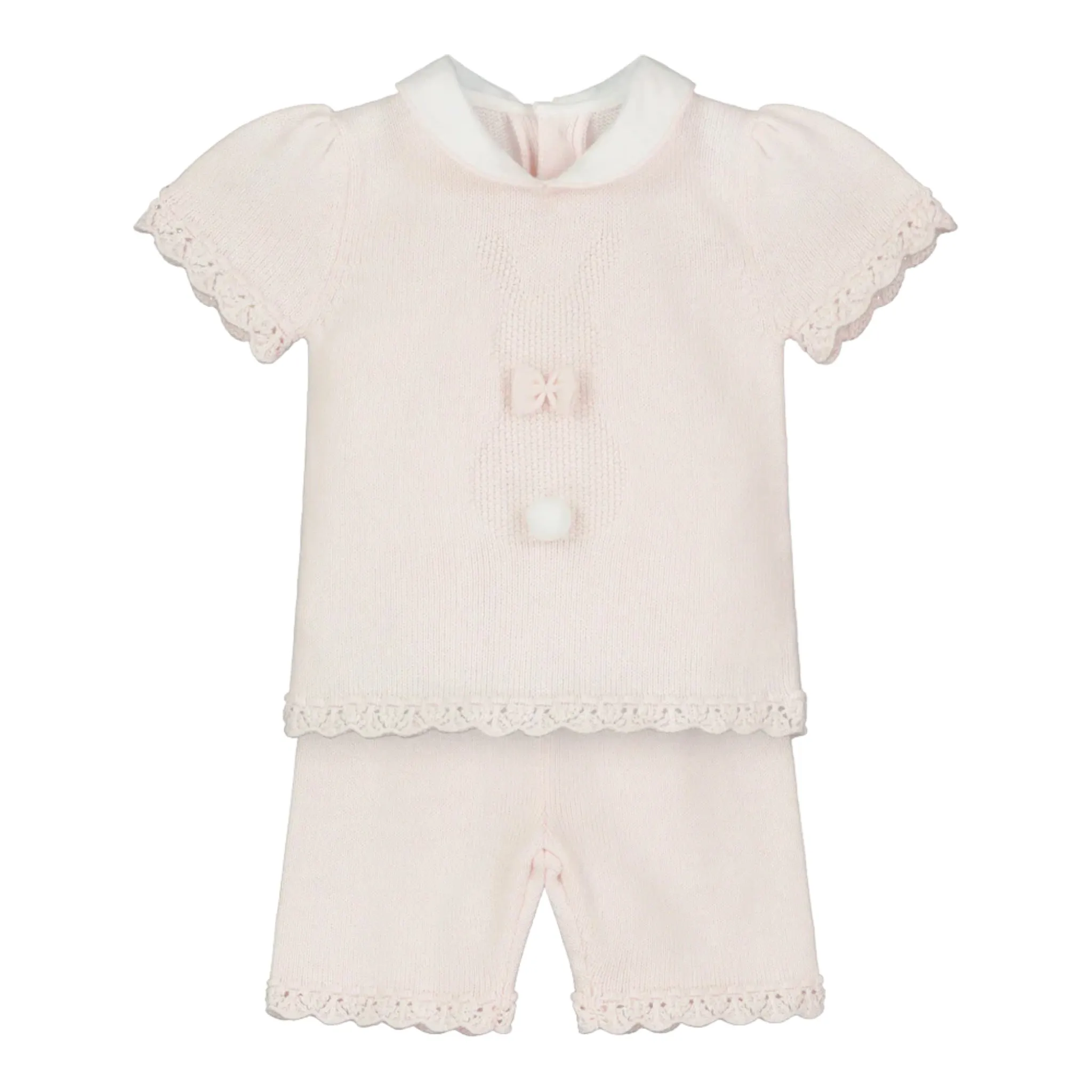Emile et Rose - Light pink 2 piece knit set, Felicity
