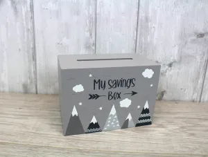 Grey 'My Savings Box'