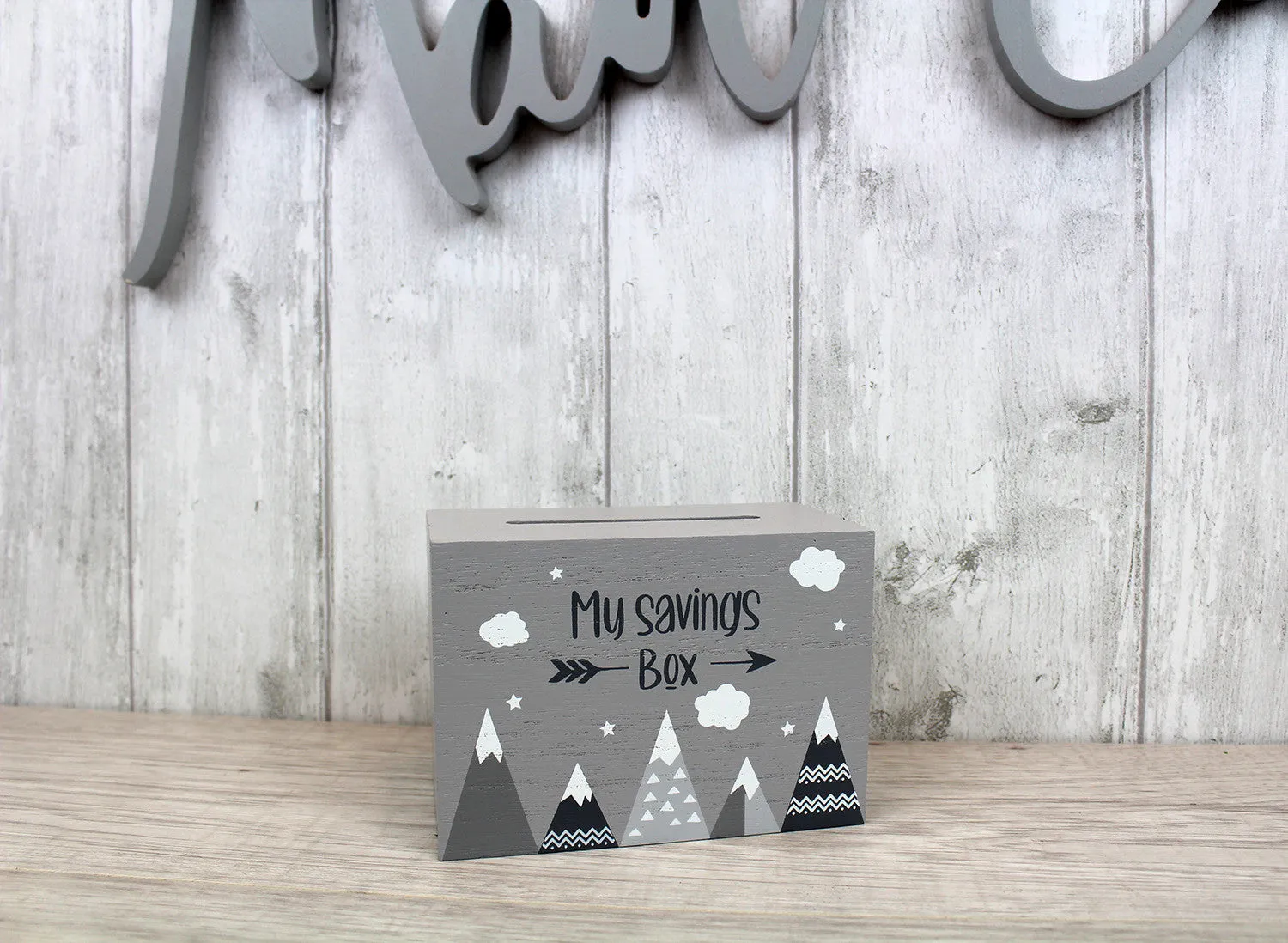 Grey 'My Savings Box'