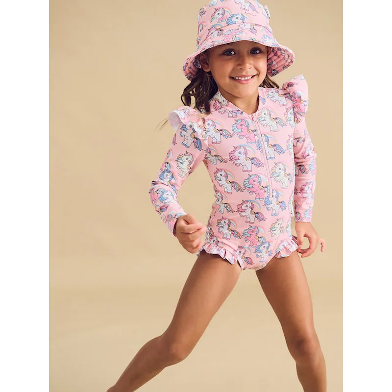 Huxbaby Rainbow Unicorn Swim Hat