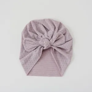 Lightweight Spring Bow Baby Turban - Peony by Golden Dot Lane
