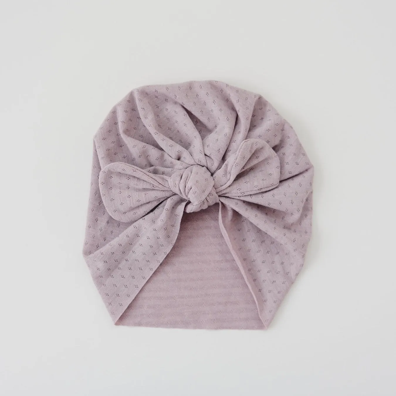 Lightweight Spring Bow Baby Turban - Peony by Golden Dot Lane