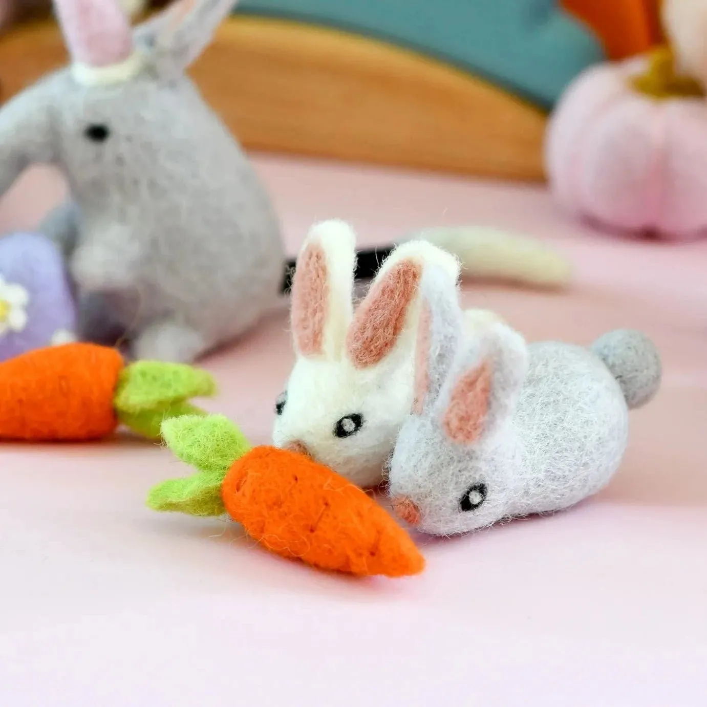 Little Felt Rabbits