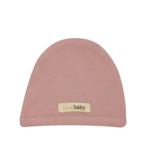 L'ovedbaby Organic Cute Cap - Mauve - 0 to 3 Months