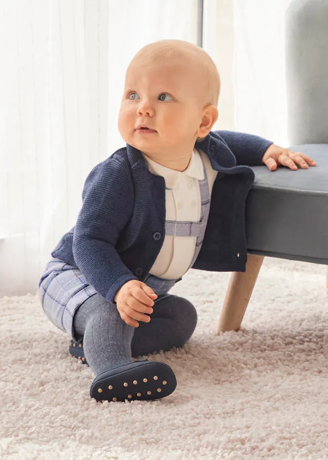 Mayoral 2239 010 - Lightblue Check Short Set