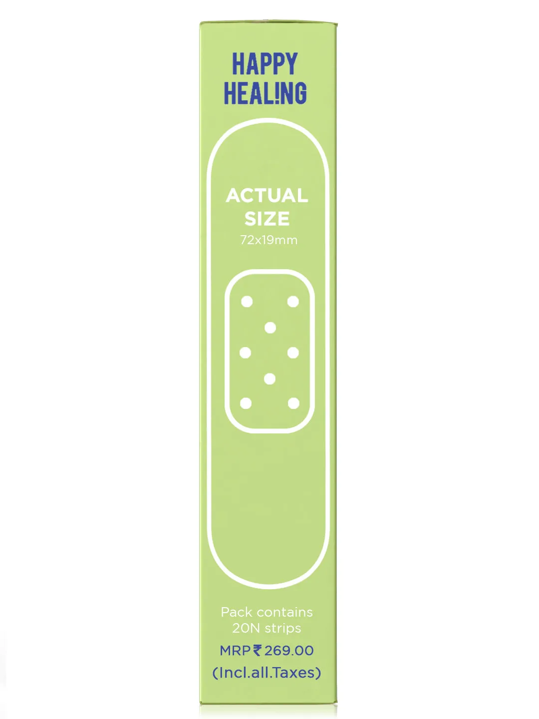 Ouchie Non-Toxic Printed Bandages Jumbo Pack - (80 Pack) - 4 X Lime Green