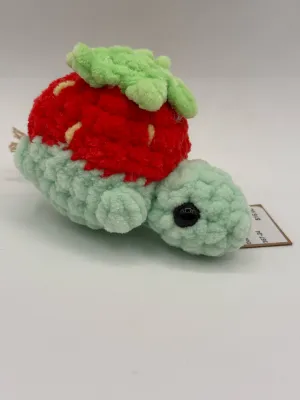 Plush Strawberry Turtle