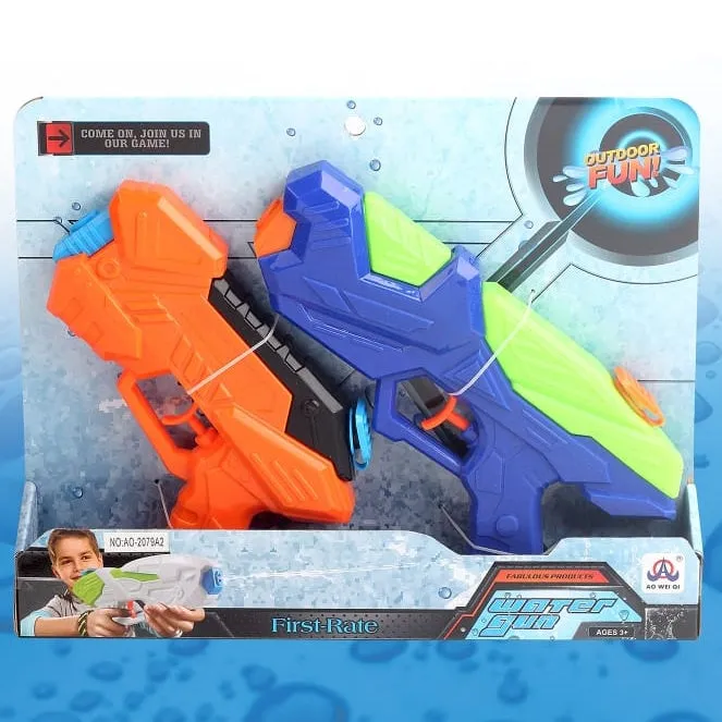 RJ Duex Battling Water Guns 16002- Orange/ Blue