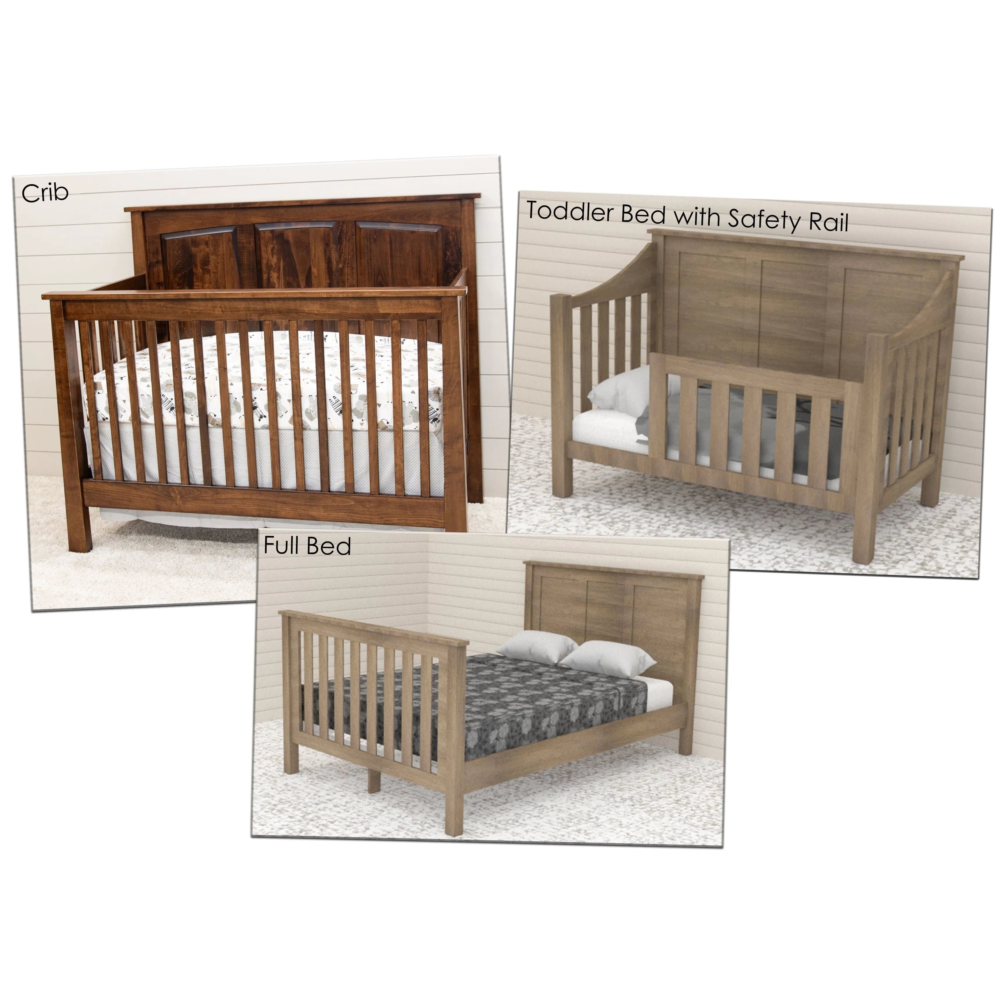 Shaker Panel Convertible Crib