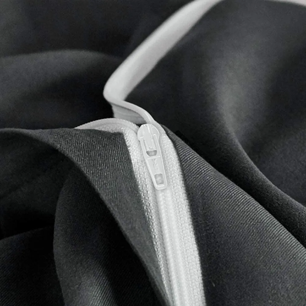 The Ruffled Black Bed Set